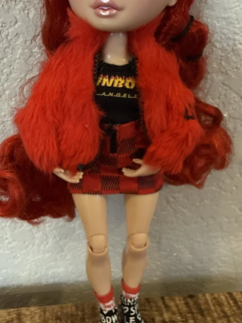 Rainbow High Jr RUBY ANDERSON Sparkle Doll Original Clothing Red Hair MGA